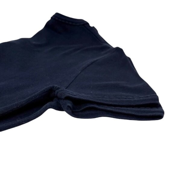 CHANEL Vintage CC Mark Logo Knit T-shirt Top Short Sleeve #38 Dark Blue [106343] - Picture 9 of 11